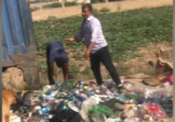 چهره ناخوشایند زباله در جاده ورامین + فیلم