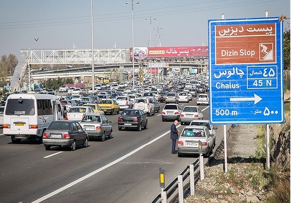 ترافیک سنگین در محور کرج-چالوس/ اسنداد محور ایلام - مهران