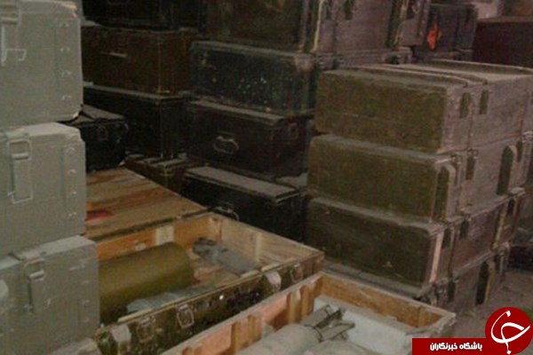 کشف تسلیحات اسرائیل در انبار&zwnj;های تروریست&zwnj;ها در درعا +تصاویر