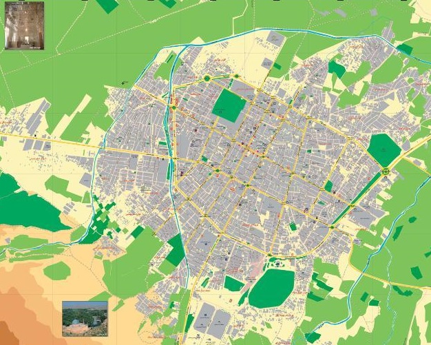 دانلود نقشه بجنورد با جزئیات برای موبایل و gps