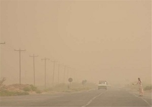 وزش باد و گردوخاک تاپایان هفته درشهرهای شمالی سیستان وبلوچستان