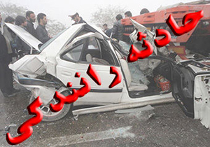۷ مصدوم در تصادف شدید رانندگی محور داراب-بندرعباس