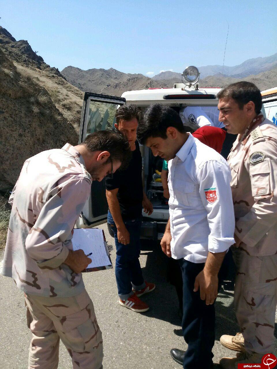سقوط خودرو به رودخانه در &laquo;خدآفرین&raquo; + عکس