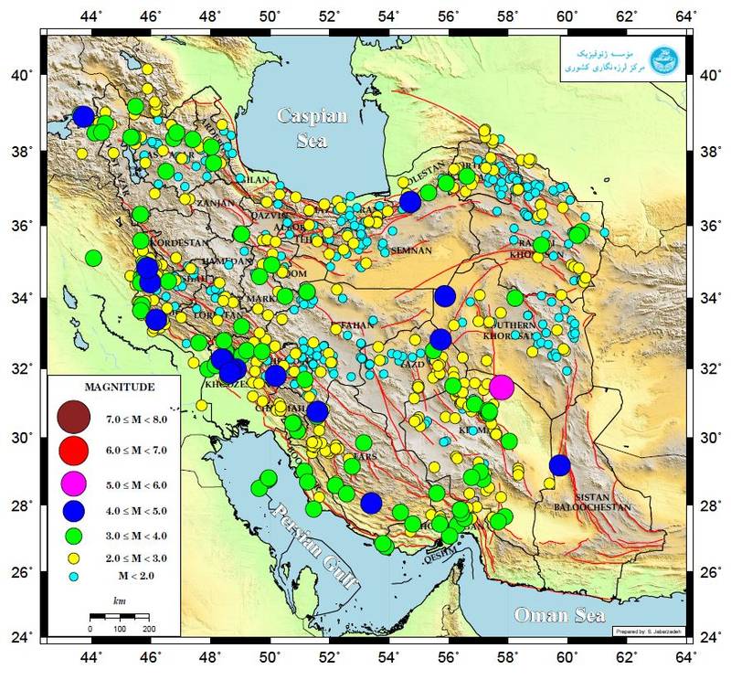 ایران در خرداد ماه چند بار لرزید؟+آمار