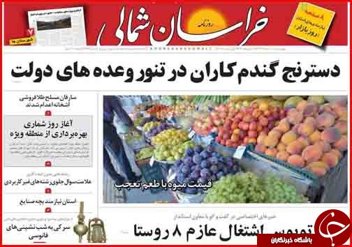 از قیمت میوه با طعم تعجب تا دسترنج گندم کاران در تنور وعده های دولت