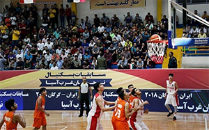 رویارویی ایران با سوریه در مسابقات بسکتبال نوجوانان غرب آسیا