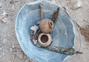 کشف یک قبر باستانی هنگام پی کنی واحد مسکونی در سرپل ذهاب