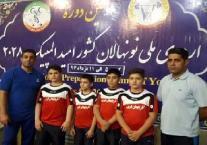راه یابی وزنه برداران نونهال مهابادی به اردوی تیم ملی
