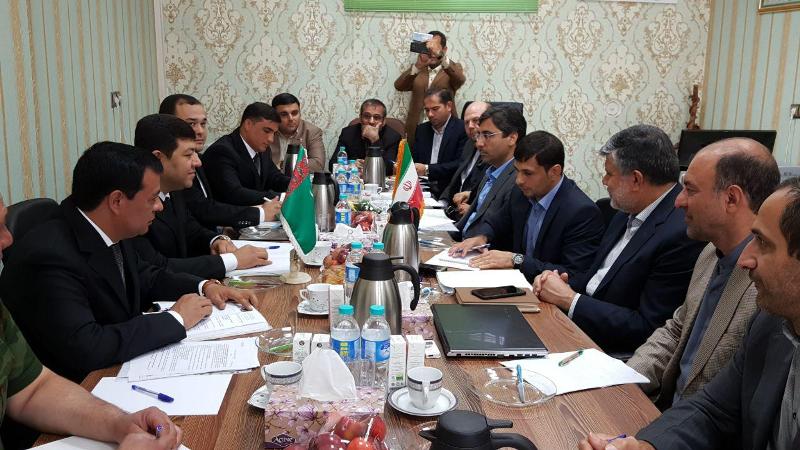 دیدارمعاون وزیر صنعت با همتای ترکمنستانی در باجگیران