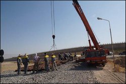 بهره برداری از ایستگاه راه آهن حکم آباد در بهمن ماه سال جاری بهره برداری از ایستگاه راه آهن حکم آباد در بهمن ماه سال جاری
