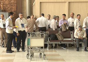 اعزام دهمین پرواز زائران به سرزمین وحی از اصفهان