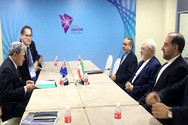 محمدجواد ظریف با وزیر امور خارجه نیوزیلند دیدار و گفت&zwnj;وگو کرد