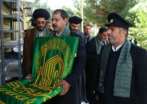 استقبال مردم تفرش از کاروان زیر سایه خورشید