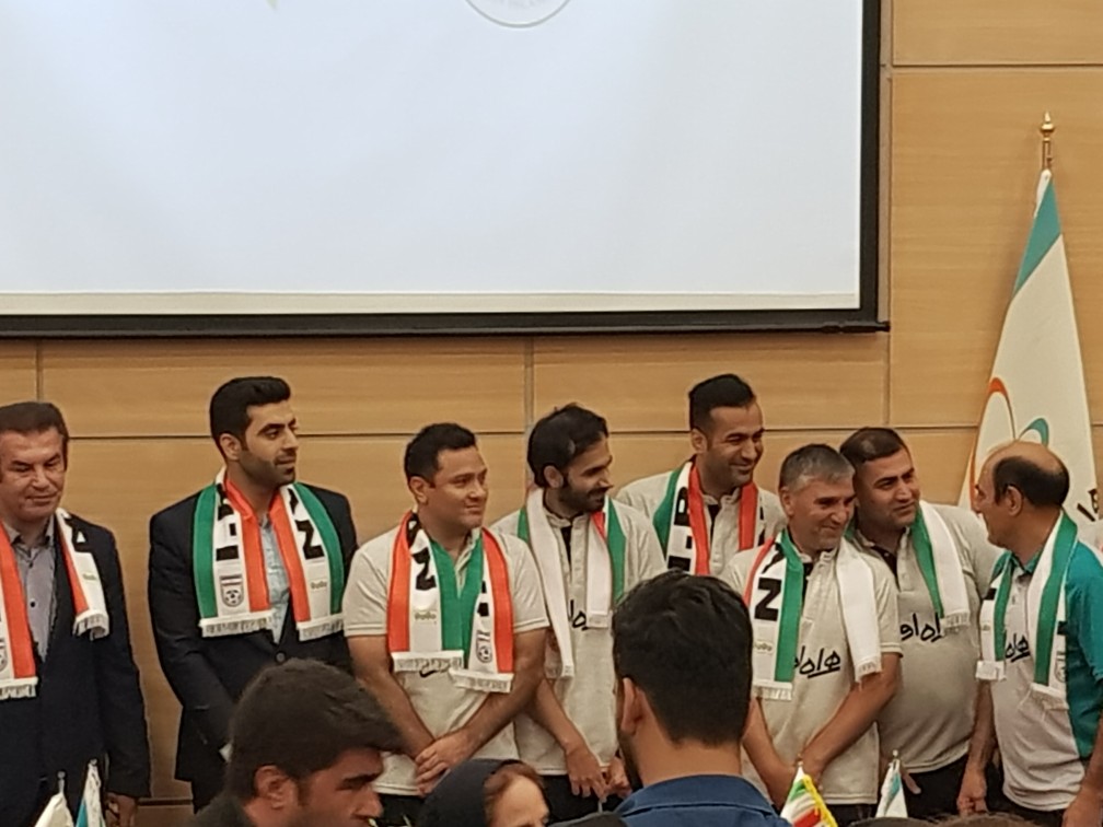 مراسم بدرقه تیم ملی فوتبال امید به بازیهای آسیایی ۲۰۱۸ جاکارتا مراسم بدرقه تیم ملی فوتبال امید به بازیهای آسیایی ۲۰۱۸ جاکارتا