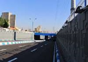 اتمام عملیات تعمیر پل زیرگذر بعثت