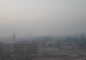 آسمان غبارآلود شهر اهواز + فیلم