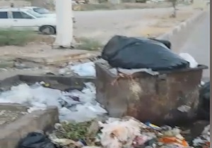 وضعیت نامناسب بهداشت معابر در دزفول + فیلم