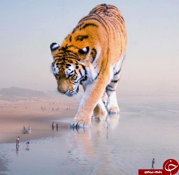 جهان را با حیوانات غول پیکر تصور کنید +تصاویر
