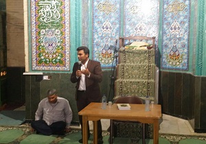 نشست فرماندار خاتم با اهالی دهستان چاهک