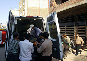 مصدومیت شدید کارگر بوکانی پس از سقوط به چاهک آسانسور