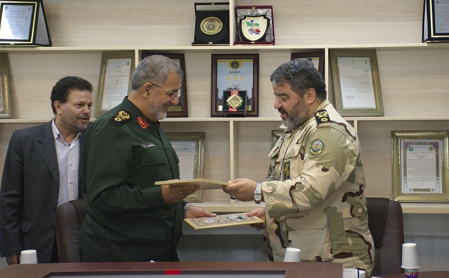 امضاء توافقنامه همکاری بین سازمان پدافند غیر عامل کشور و نیروی زمینی سپاه پاسداران انقلاب اسلامی