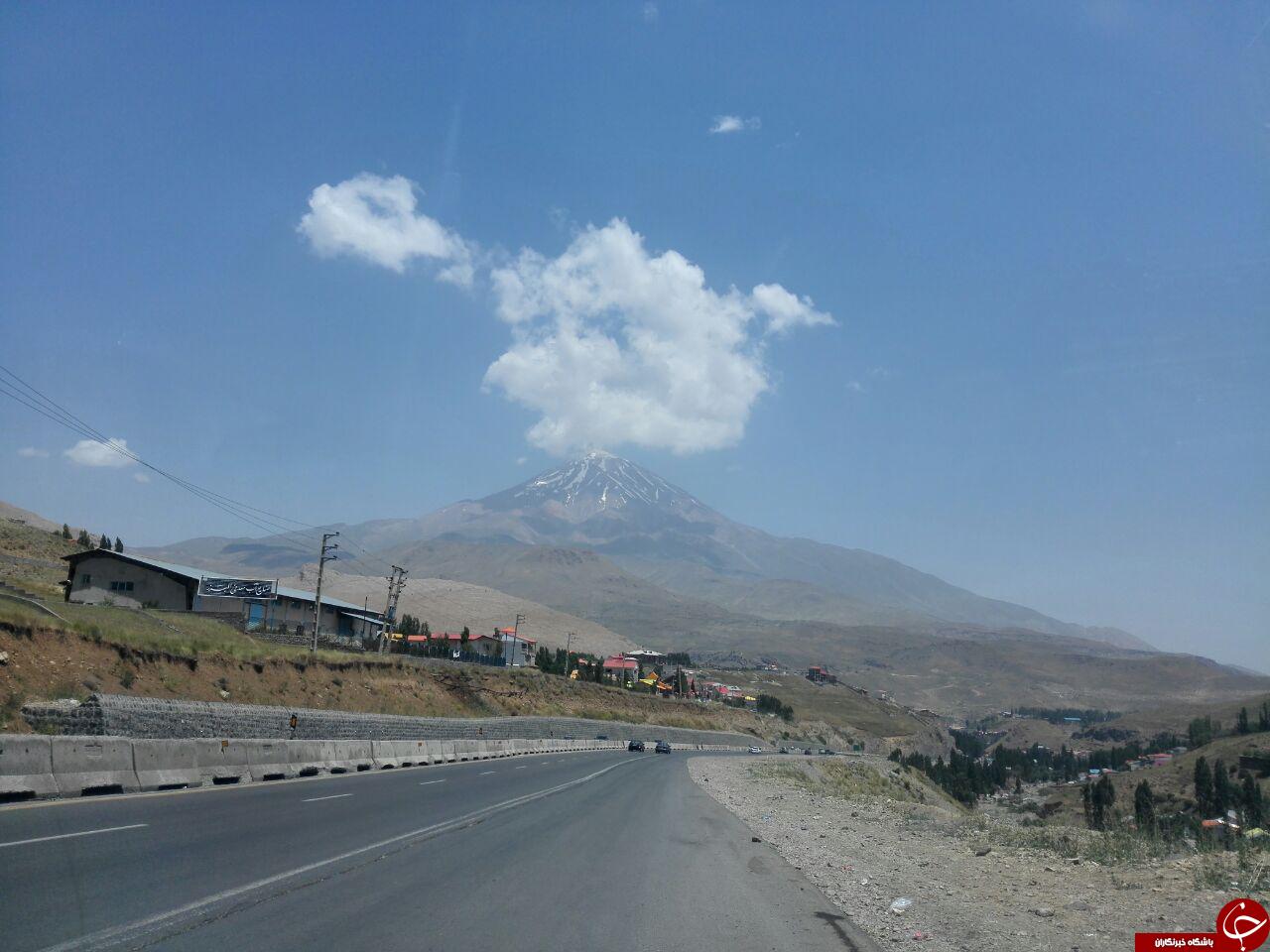 کوه زیبای دماوند در قاب دوربین + عکس