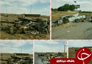 ۸ کشته ومصدوم در تصادف زنجیره‌ای محور بروجرد اراک