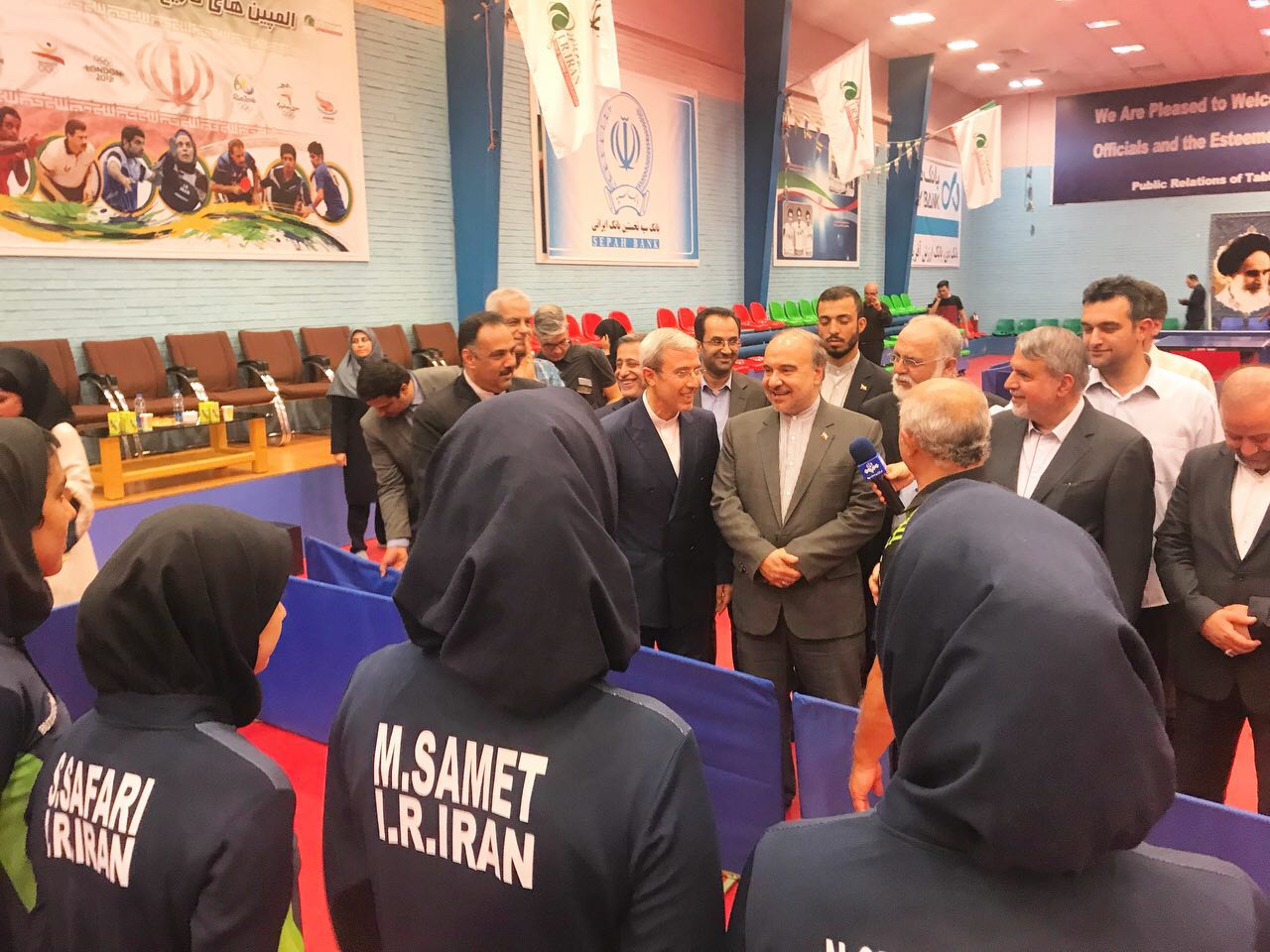 حضور سلطانی فر و صالحی امیری در تمرین تیم ملی تنیس روی میز