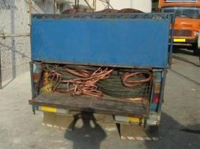 کشف ۴ تن کابل برق سرقتی در شهرستان رشت