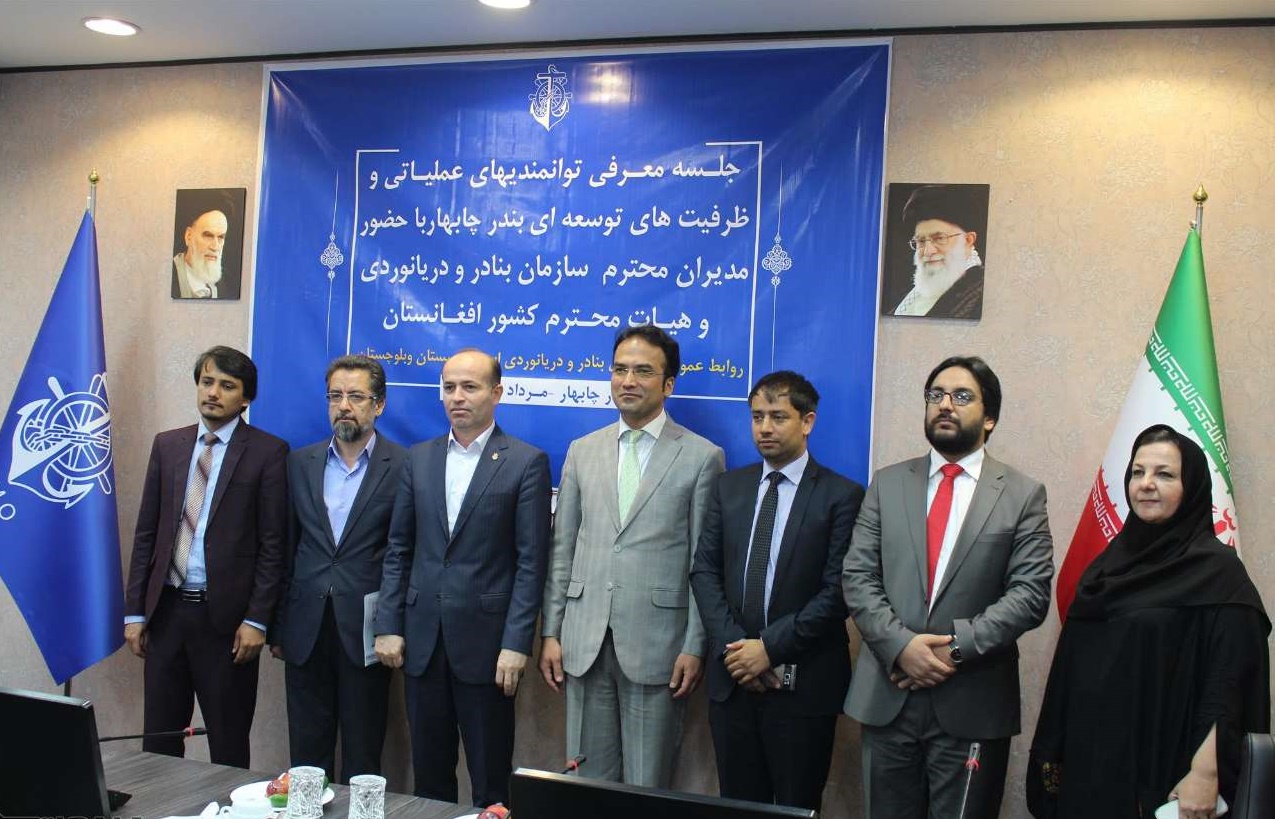هیات افغانستانی از بندر چابهار بازدید کرد + تصاویر