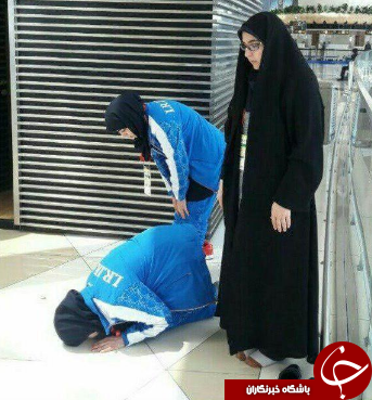 نماز خواندن ورزشکاران ایرانی سوژه رسانه ها شد+ تصویر