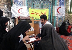 ویزیت ۱۷۶۳ نفر از مردم زابل توسط پزشکان و روانشناسان اردبیل