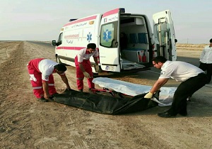 واژگونی خودرو در جاده خرمشهر به اهواز