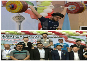 درخشش وزنه بردار بابلسری در مسابقات قهرمانی نوجوانان کشور