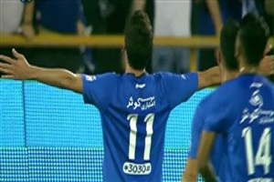 گل دوم استقلال به تراکتورسازی + فیلم
