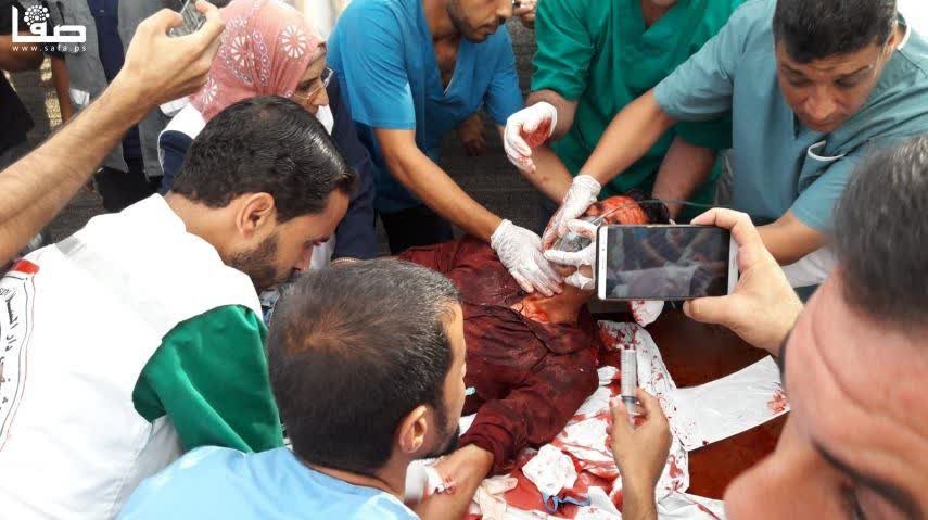 زخمی شدن ۱۱۰ نفر و شهادت ۲ تن در راهپیمایی بازگشت نوار غزه