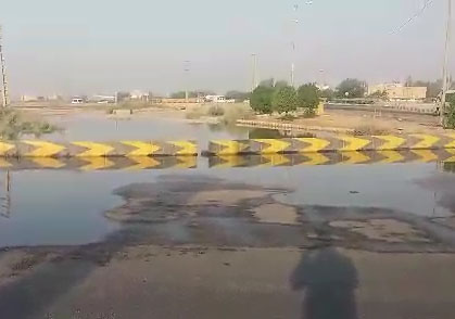 فیلمی از هدررفت آب در بندر ماهشهر