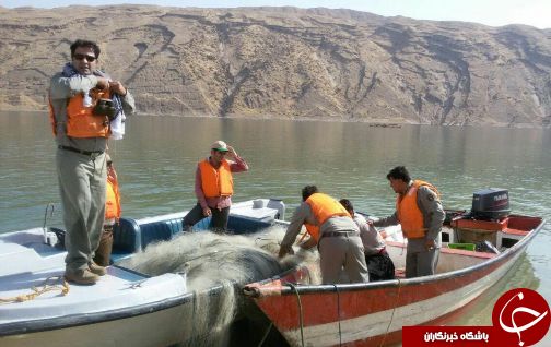 اجرای گشت مشترک آبی ادارات حفاظت محیط زیست رومشکان و بدره
