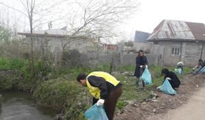 برگزاری کارگاه  آموزشی با عنوان  روستای بدون زباله در تالش