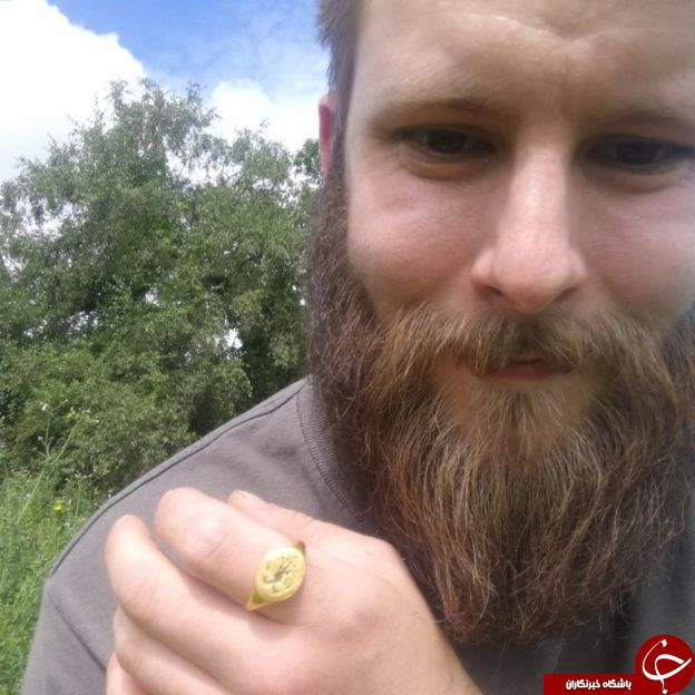 کشف انگشتر طلای متعلق به دوره الیزابت اول در انگلیس+ تصاویر