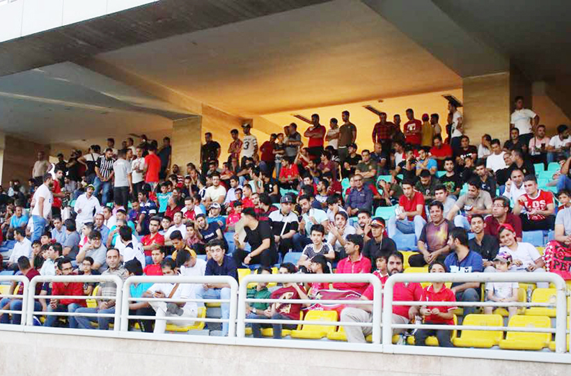 تمرین پرشور بازیکنان پرسپولیس در حضور هواداران