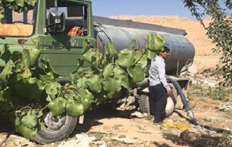 آبرسانی سیار به سه هزار هکتار از باغات شهرستان نجف آباد