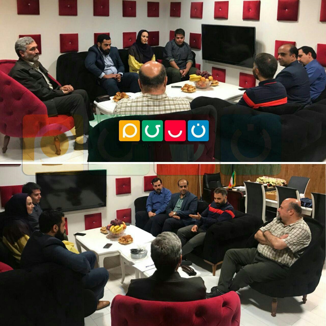 بازدید مدیر شبکه نسیم از پشت صحنه برنامه &laquo;وقتشه&raquo;