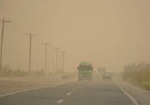 طوفان شن درمحورهای شمالی سیستان وبلوچستان