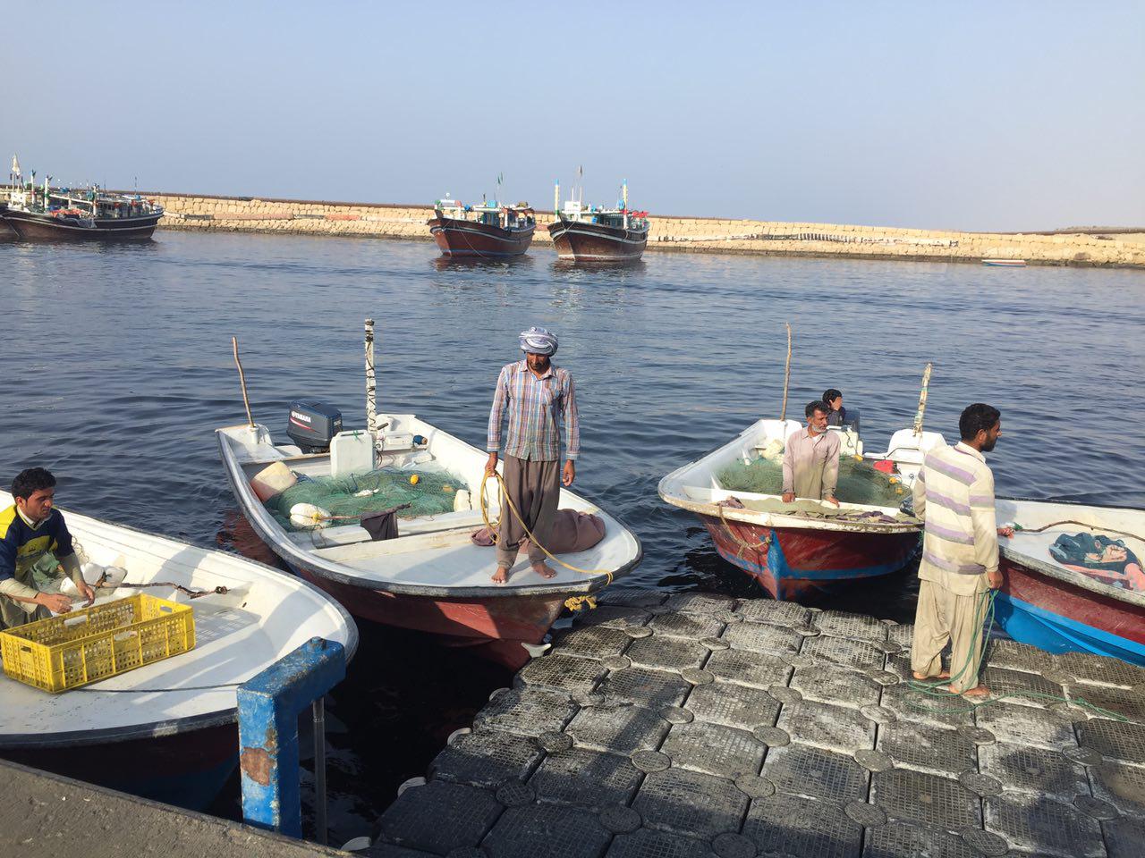 اشتغال  ۹۹۷ نفر در بندرصیادی زرآباد کنارک
