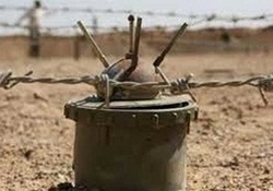 انفجار مین در روستای شمشیر