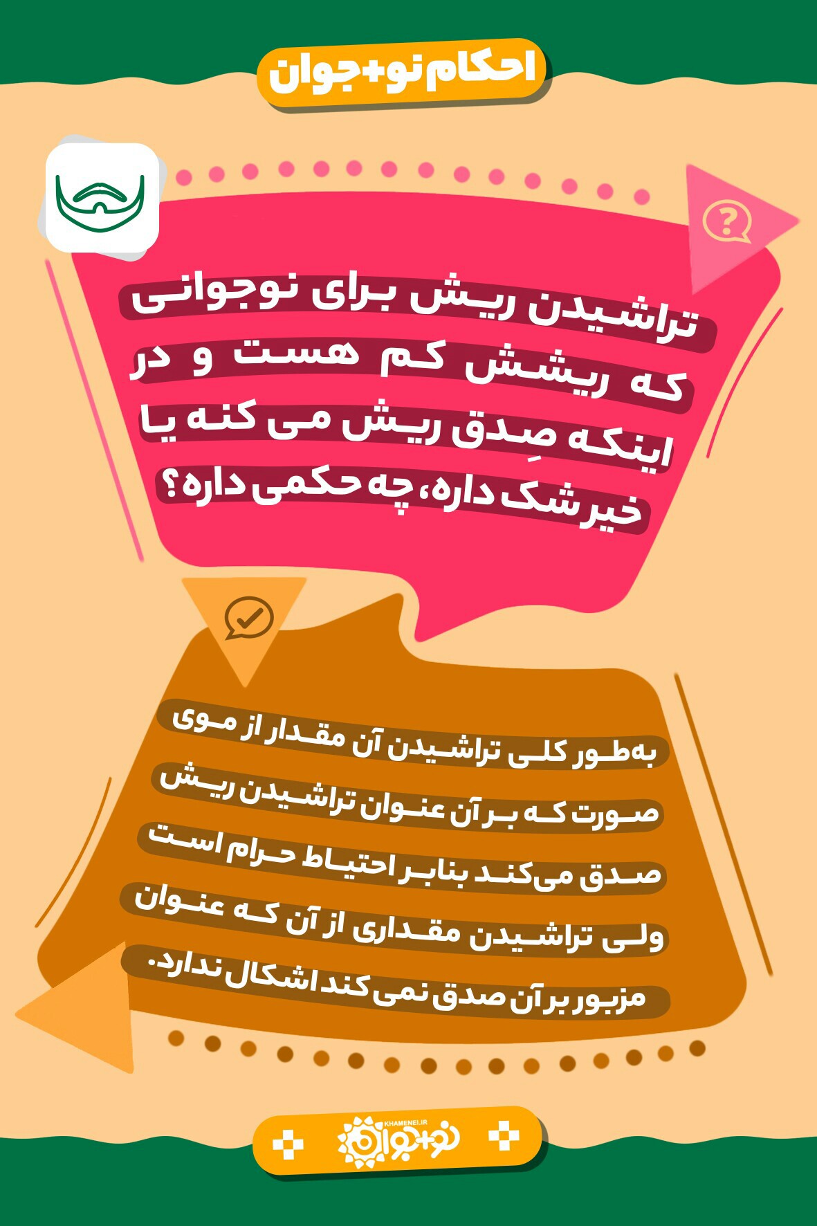حکم تراشیدن ریش