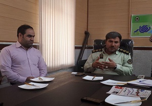نشست خبری فرمانده انتظامی شهرستان کرمانشاه برگزار شد