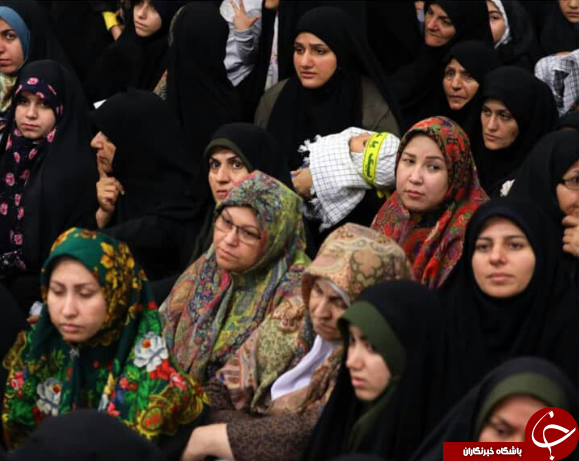 عکس های منتشر شده در فضای مجازی که از دیدار امروز رهبری با اقشار مختلف مردم