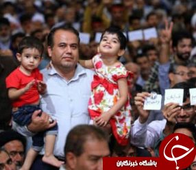 عکس های منتشر شده در فضای مجازی که از دیدار امروز رهبری با اقشار مختلف مردم